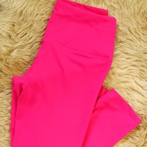 Hot Pink Capri Length Legging